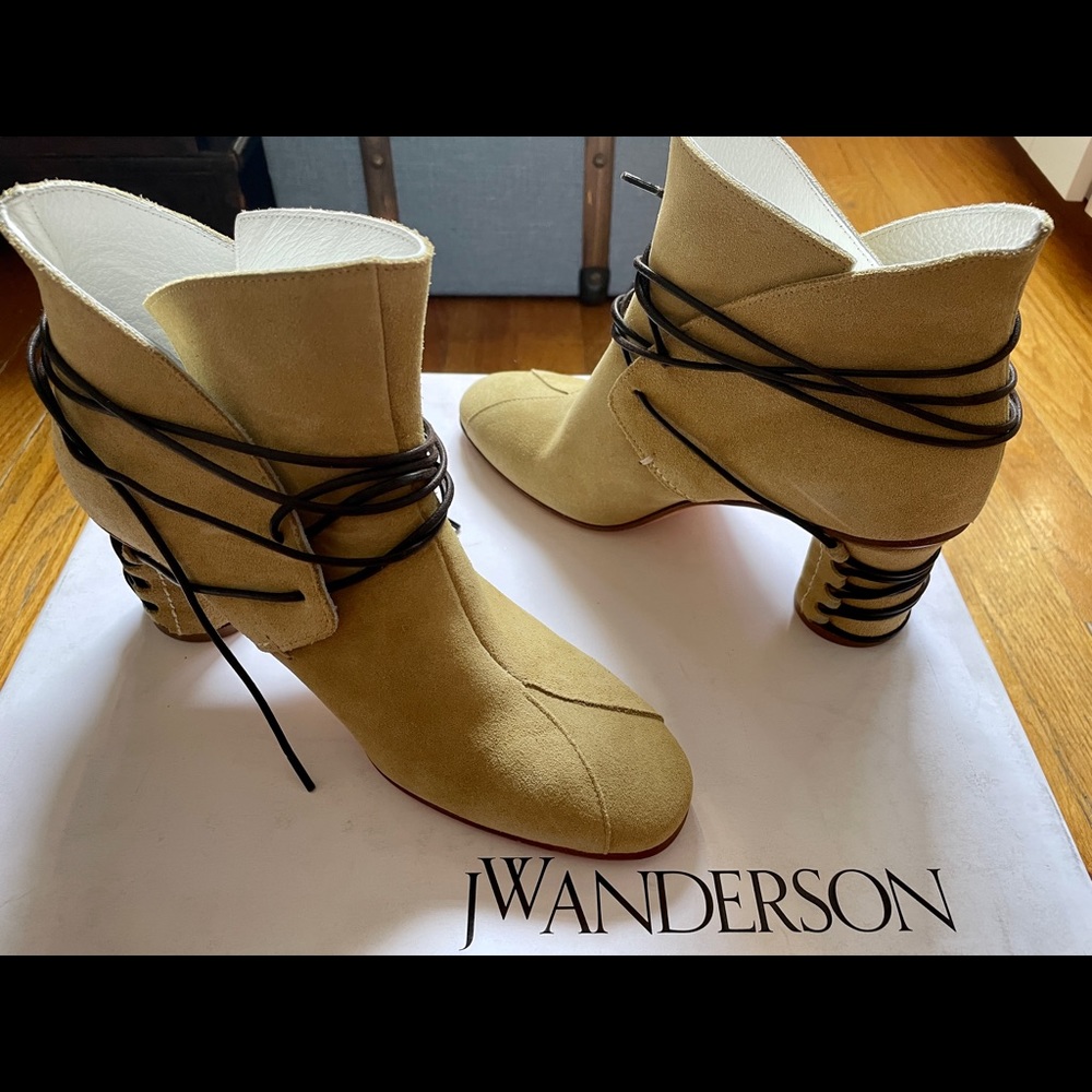 Brand New JW ANDERSON Suede Ankle boots